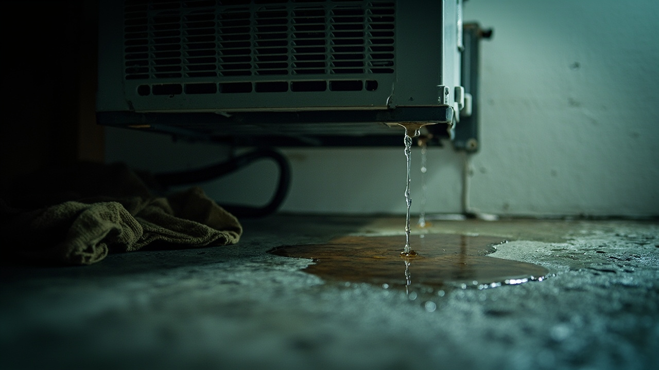 How We Diagnose and Stop Air Conditioning Leaking Water
