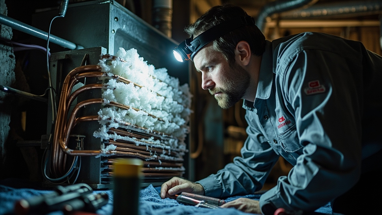 Frozen AC Coil Repair in Denver – 24/7 Emergency Response Under 90 Minutes