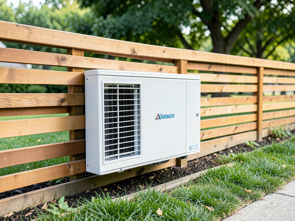 Creative ways to hide outdoor mini split units in