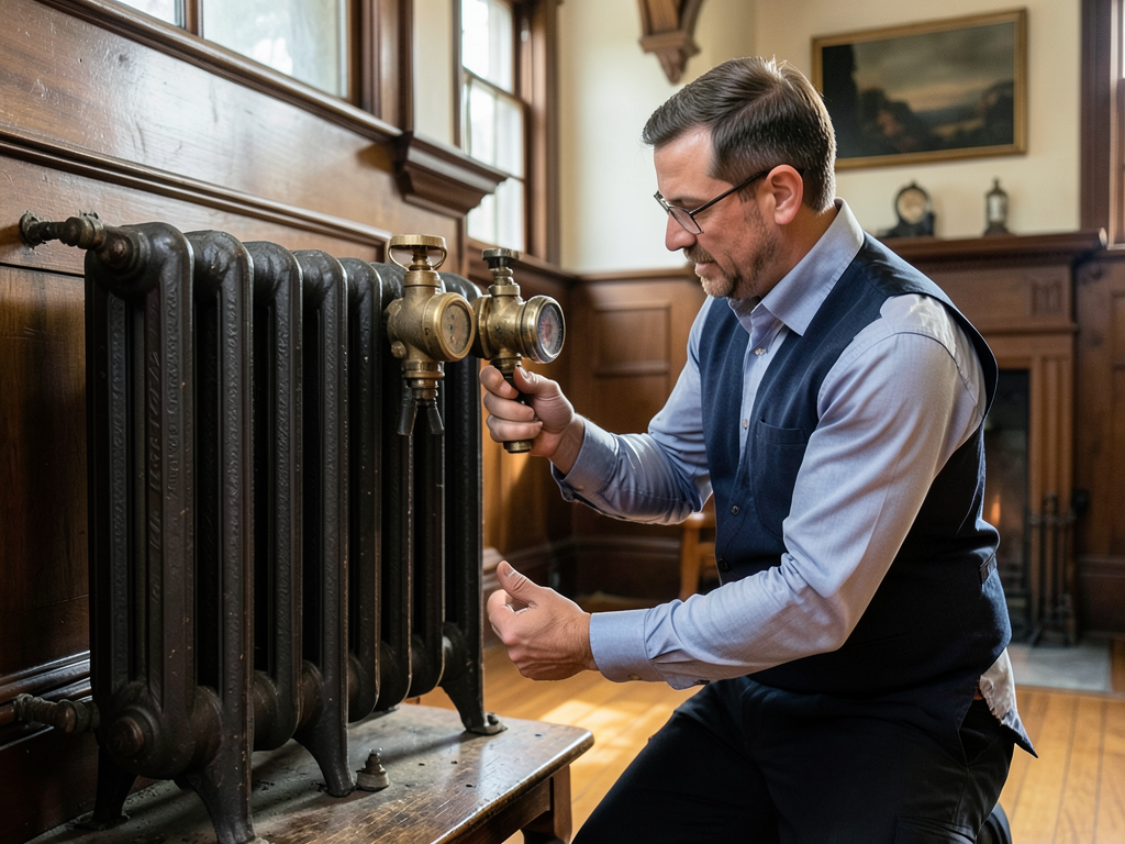 Restoring and maintaining original cast iron radia