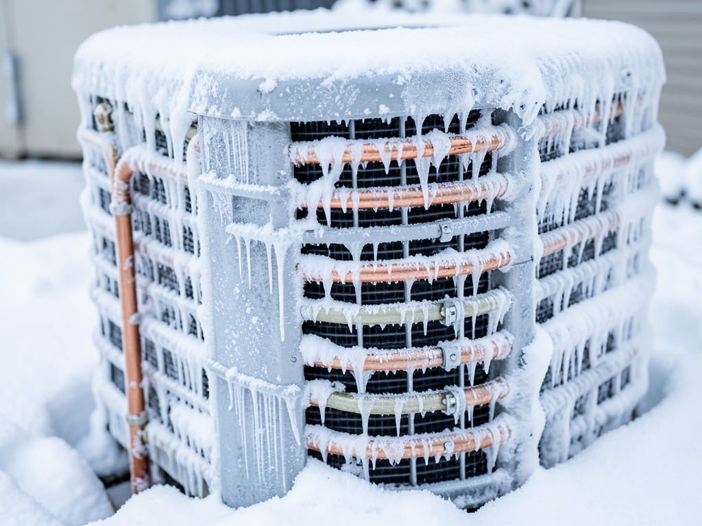 What to do when your air conditioner freezes into